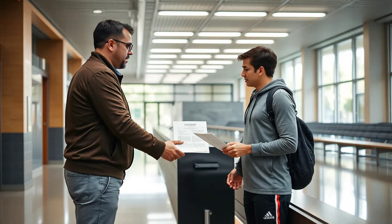 Pessoa em avaliação de aptidão física para matrícula em academia