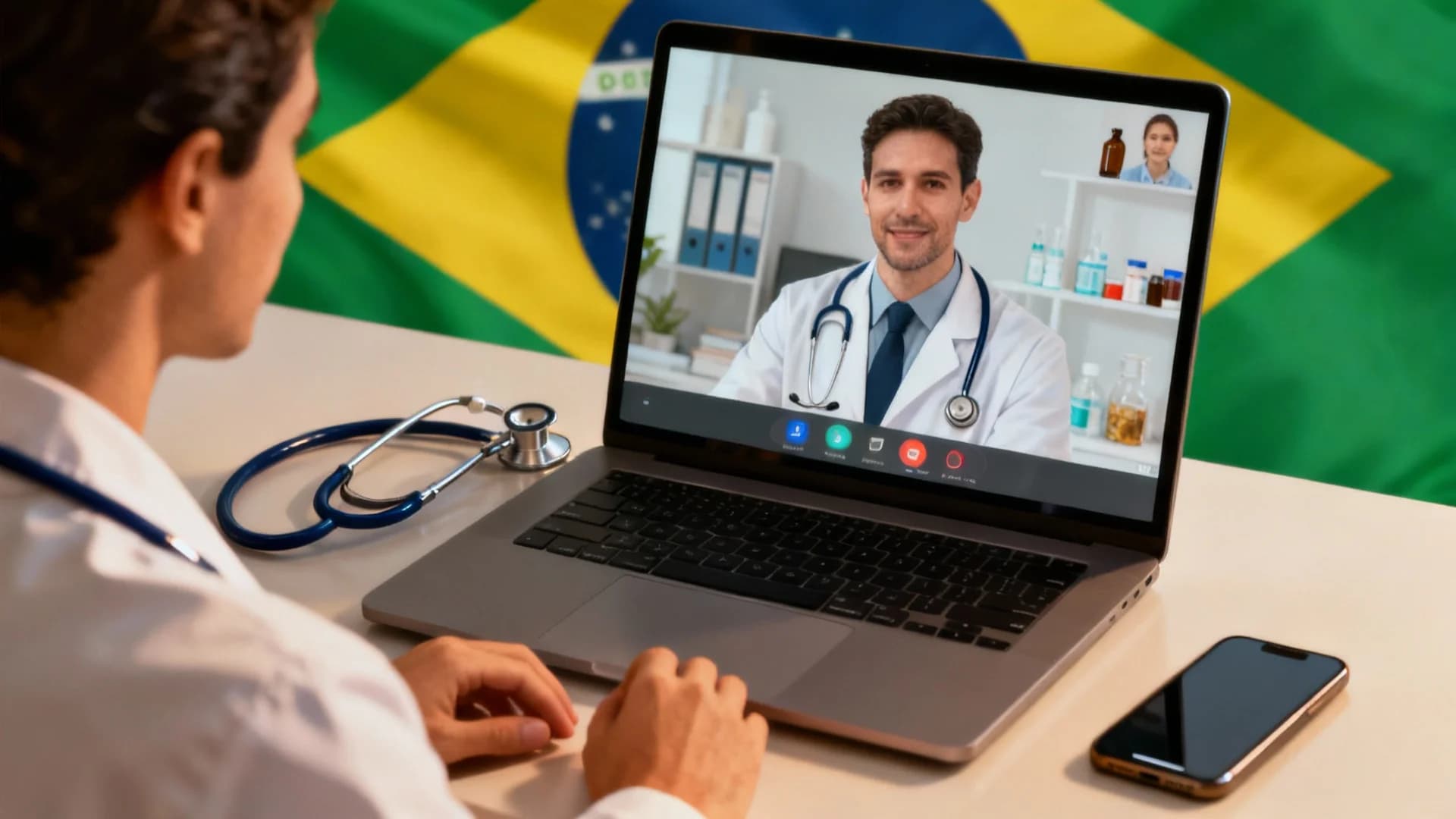 Consulta médica por telemedicina com normas brasileiras e assinatura digital