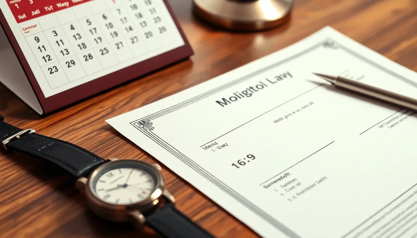 Calendário retroativo com atestado médico e alerta sobre validade documental